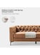 Upholstered Button-tufted Sofa with Metal Legs