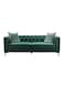 Upholstered Button-tufted Sofa with Metal Legs