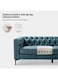 Upholstered Button-tufted Sofa with Metal Legs