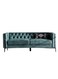 Upholstered Button-tufted Sofa with Metal Legs