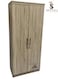 2 Door Wooden Wardrobe Cabinet Cupboard Engineered Wood Perfect Modern Stylish Heavy Duty