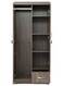 2 Door Wooden Wardrobe Cabinet Cupboard Engineered Wood Perfect Modern Stylish Heavy Duty