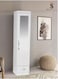 1 Door Wooden Wardrobe Cabinet Cupboard Engineered Wood Perfect Modern Stylish Heavy Duty