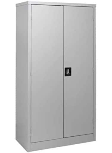 2 Door Steel Full shelf Cabinet Grey 180x90x45centimeter