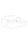 Sulsha Furniture Luxurious Geo Velvet Sectional &ndash; L-Shaped Sofa