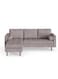 Sulsha Furniture Luxurious Geo Velvet Sectional &ndash; L-Shaped Sofa
