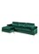 Sulsha Furniture Sophisticated Lian Velvet Sectional &ndash; L-Shaped Sofa