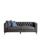 Upholstered Button-tufted Sofa with Metal Legs