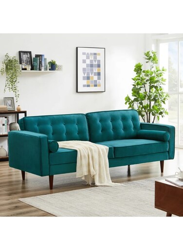 Chic and Comfortable: The Bouie 84.5'' Upholstered Sofa