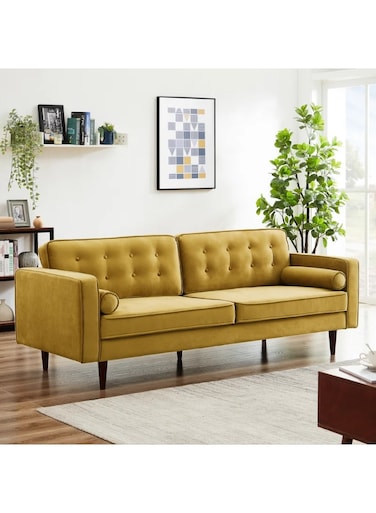 Chic and Comfortable: The Bouie 84.5'' Upholstered Sofa