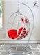SULSHA  Outdoor Comfortable Swing Chair Nordic Home Balcony Hanging Basket Wicker Chair Swing Leisure Bird's Nest Adult Hanging Chair for Terrace Balcony Garden