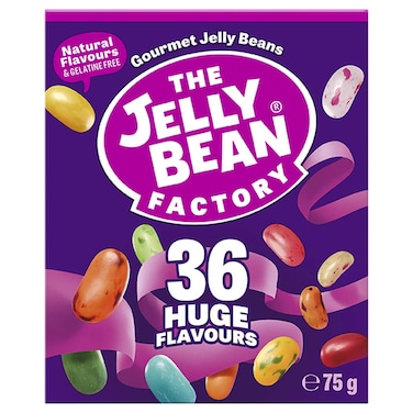 ذا جيلي بين فاكتوري حلوى جيلي، 36 نكهة، 75 غرام