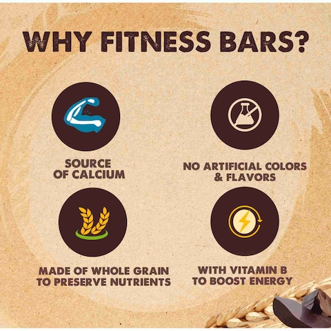 Nestle Fitness Chocolate Breakfast Cereal Bar, 23.5g