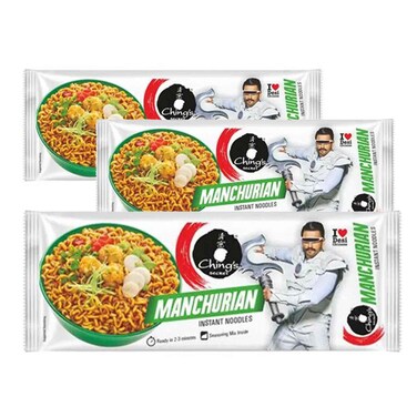 Ching's  Secret Manchurian Instant Noodles 240g Pack of 3
