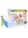 Space saver Vacuum Storage Bags (Works with Any Vacuum Cleaner and Hand-Pump for Travel) More Compression Than Normal Bag, Clear (6 Pack 50x70cm)