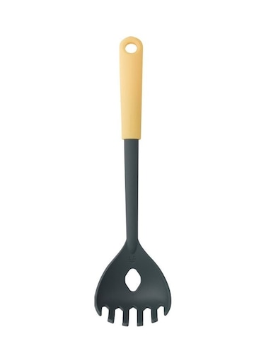 Spaghetti Spoon Plus Measure Tool Vanilla Yellow 30cm