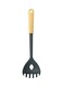 Spaghetti Spoon Plus Measure Tool Vanilla Yellow 30cm