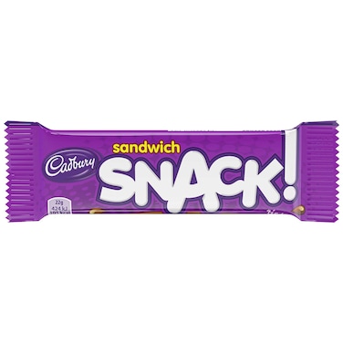 Cadbury Snack Sandwich Milk Chocolate, 22g