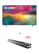 LG 75QNED756RB 75-Inch QNED75 Nano Cell 4K Smart TV HDR Black 2023 + JVC TH-N322B 2.0CH Soundbar Bluetooth USB FM Radio