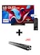 LG OLED48C46LA 48-Inch evo C4 4K Smart TV 2024 + JVC TH-N322B 2.0CH Soundbar Bluetooth USB FM Radio