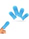 Bolivia's Dog Toothbrush, 4 Pack 360&ordm; Full Surround Dog Finger Toothbrush Set, Pet Toothbrush Kit, Cat Finger Toothbrush, Dental Brush for Small, Medium &amp; Large Pets