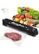 AWH Vacuum Sealer Machine - Automatic Vacuum Air Sealing System for food vacuum sealer/Built-in Cutter Starter Kit, Dry &amp; Moist Food Preservation Modes - Black