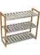 YATAI Shoe Rack, 3 Tier Wooden Shoe Organizer, Multifunctional Shoe Stand, Portable Shoe Shelf Stand, Freestanding Space Saving Shoe Bench, Shoes Storage Rack for Home, Entryway &amp; Hallway
