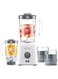 Kenwood Blender 650W Smoothie Blender/Smoothie Maker Blend-X Fresh 1.5L With Extra Blender Jar, Grinder Mill, Grater Mill, Ice Crush Function Blp41.H0Wh White