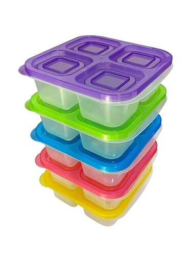 5Pcs Snack Box Containers for Kids School, Food Container for Kids Bento Box for Kids Adults