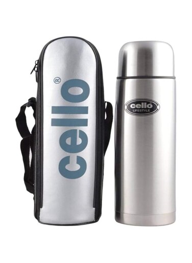 Cello Easy Style Stainless Steel Bottle, 350 ml, Silver
