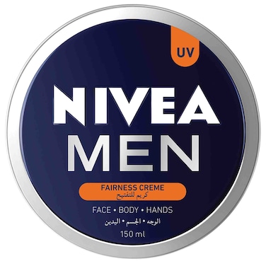 NIVEA MEN Fairness Creme Cream Face Body &amp; Hands Even Skin Tone Tin 75ml