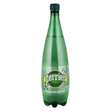 Perrier Sparkling Natural Mineral Water PET Bottle, 1L