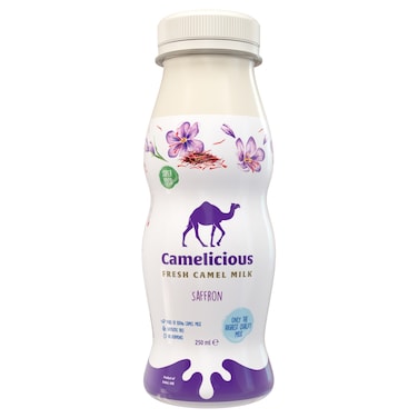 Camelicious Saffron Flavoured Camel Milk, 250ml