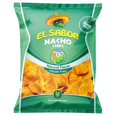 El Sabor Original Nacho Chips, 100g