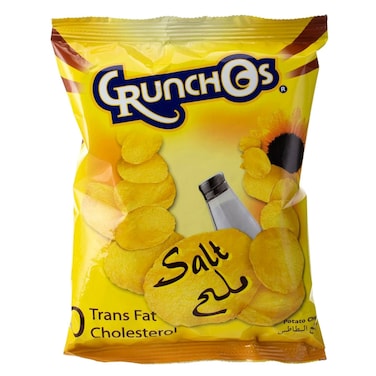 Crunchos Salted Natural Potato Chips, 25g