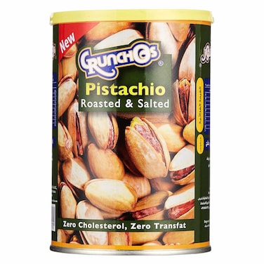 Crunchos Roasted and Salted Pistachio Can, 350g