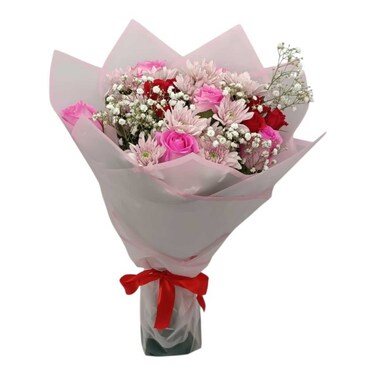 Rosy Charm 13-Stem Bouquet