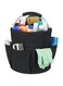Cleaning Caddy with Handle, Multi Pocket Collapsible Cleaning Caddy Organiser, Multi Functional Cleaning Bag, Durable Cleaning Organiser,Foldable Cleaning Supply Caddy,Easy To Clean and Carry,Black