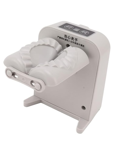 Goshyda Electric Dumpling Maker Machine, Automatic &amp; Manual Dumpling Wrapper, ABS Material, 19.3oz