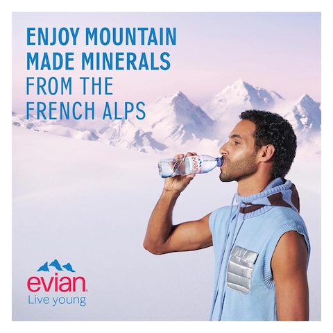 evian Natural Mineral Water 330ml Pack of 24