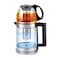 1500W Double Glass Electric Tea Maker with Filter, 2L Kettle + 1L Teapot, Auto Shut-Off, LED Light