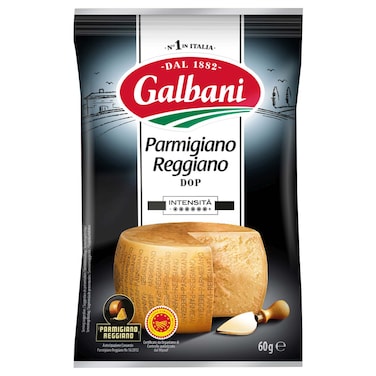 Galbani Grated Parmigiano Reggiano DOP Cheese, 60g