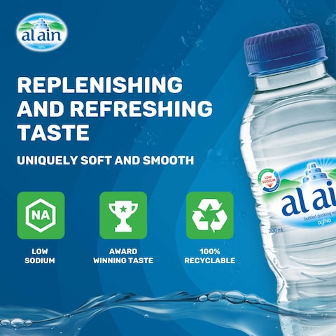 Al Ain Bottled Drinking Water 200ml Pack of 24