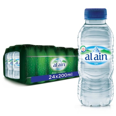 Al Ain Bottled Drinking Water 200ml Pack of 24