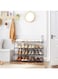 Coclux Shoe Rack 4 Tier Metal Sturdy Shoe Rack Shoe Rack for Closet Entrance Hallway, Bedroom(4Tier)