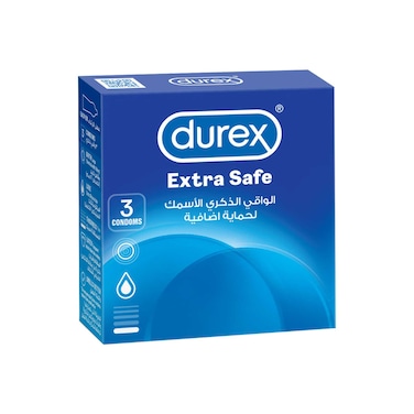 Durex Extra Safe Condoms 3s