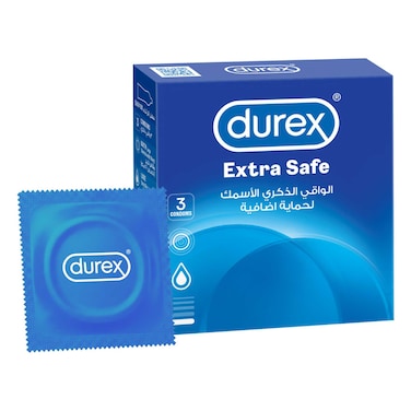 Durex Extra Safe Condoms 3s