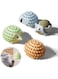 Cxqbsmy Catnip Balls That Stick on Wall, 3 Pcs 360&deg;Rotatable Edible Catnip Ball for Cat Licking, Self-Adhesive and Re-Stickable Wall Mount Cat Self-Entertainment Toy for Cat