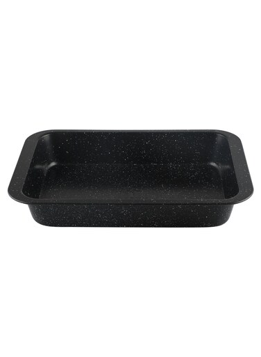 Smile Granite Nonstick Bake Tray &acirc;&euro;&ldquo; 36&Atilde;&mdash;24.5&Atilde;&mdash;5.5 cm Carbon Steel Baking Pan, Oven Safe, Easy Clean