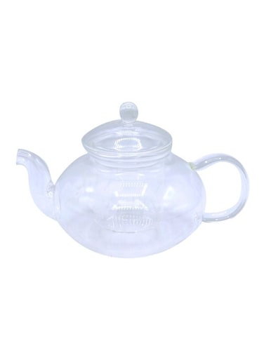 Heat Resistant Glass Teapot Clear